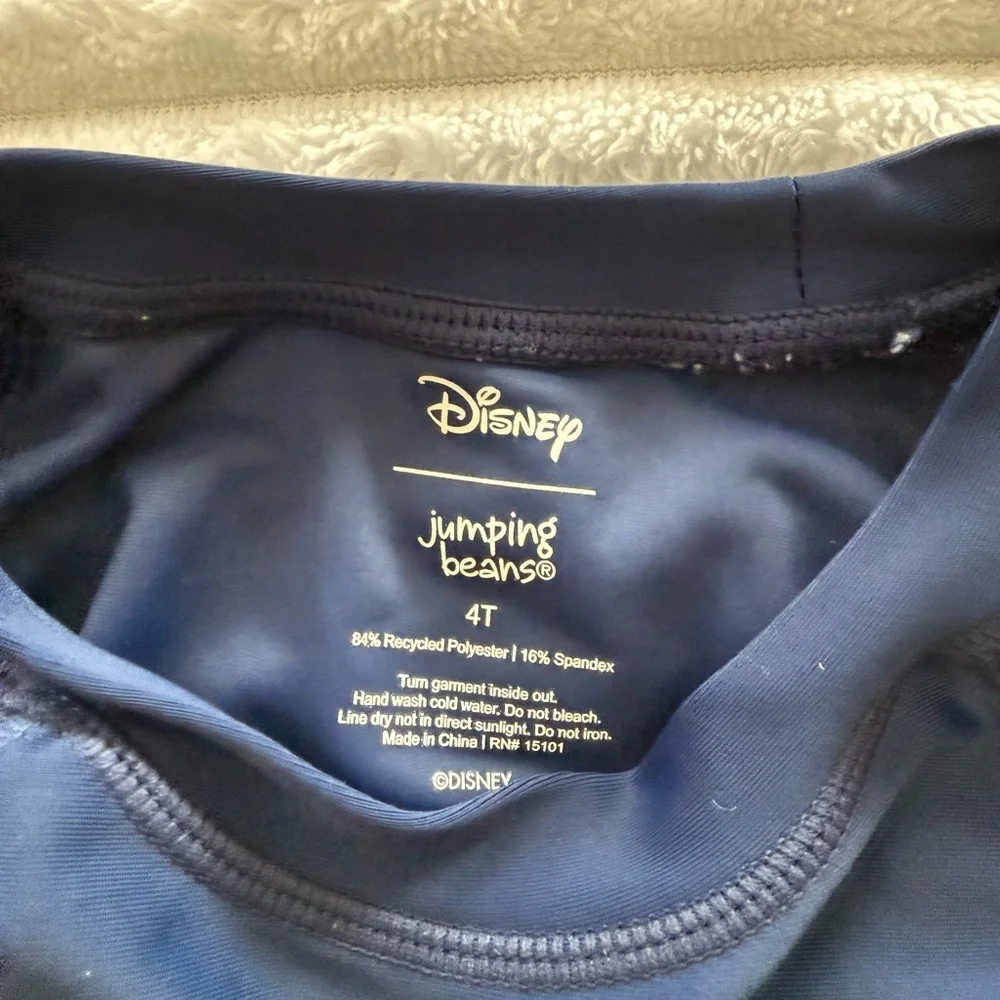 Disney Mickey Mouse bathing suit Set - Navy and Lime